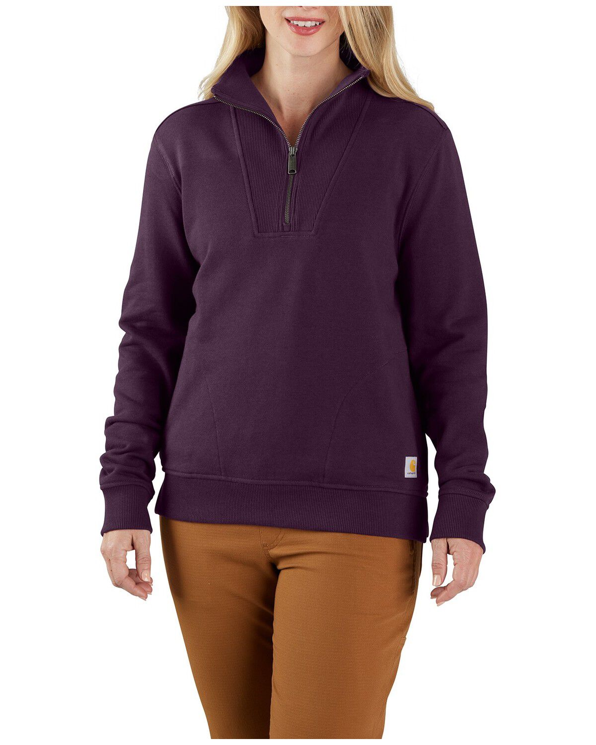 Women's Carhartt Tencel Fiber Series Relaxed Fit Half-Zip Sweatshirt