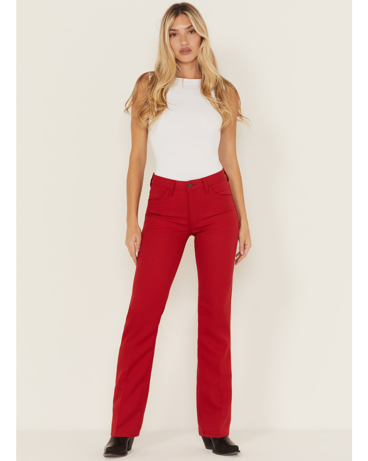 Women's Wrangler Retro Wrancher High Rise Straight Stretch Denim Jeans