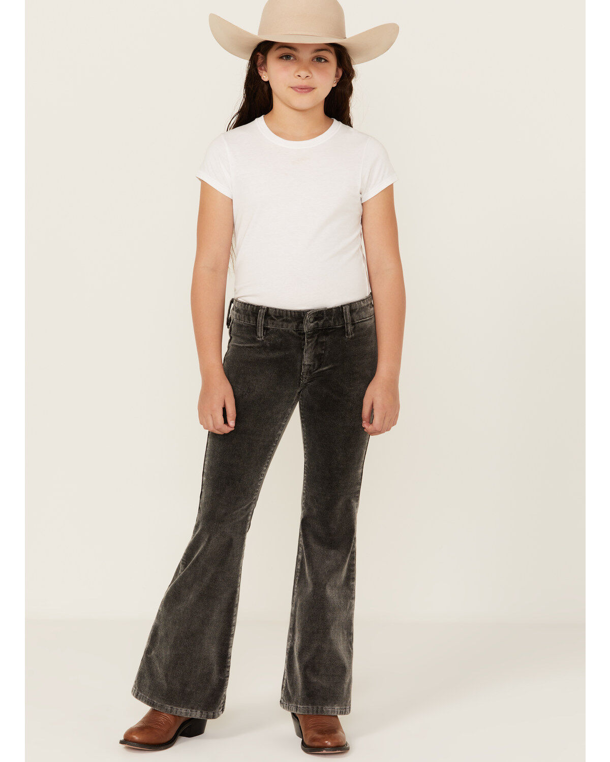 Girls' Rock & Roll Denim Corduroy Flare Jeans