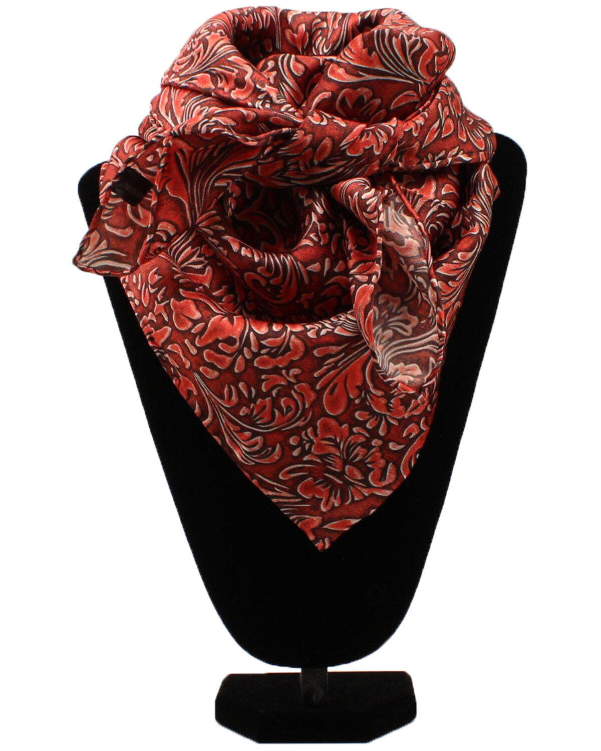 Women's M&F Western Floral & Scrolling Wild Rag Scarf