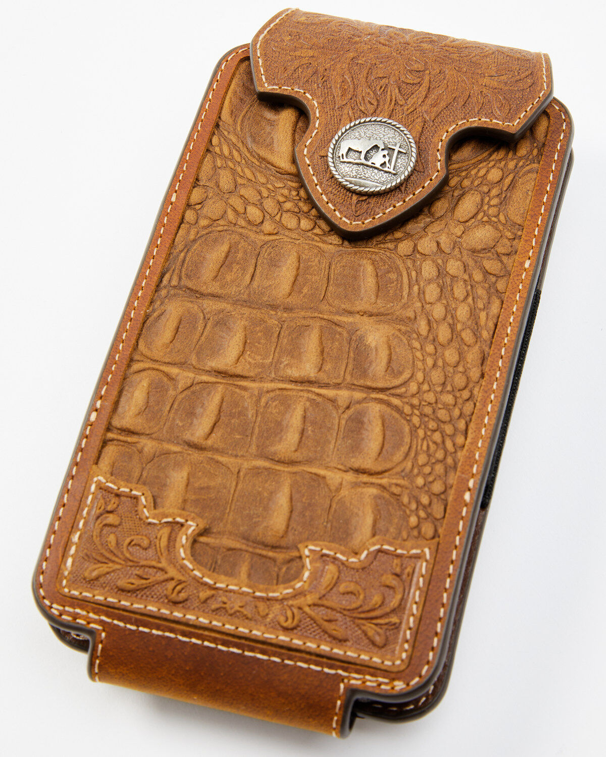 Men's Cody James Crocodile Embossed Cell Phone Case