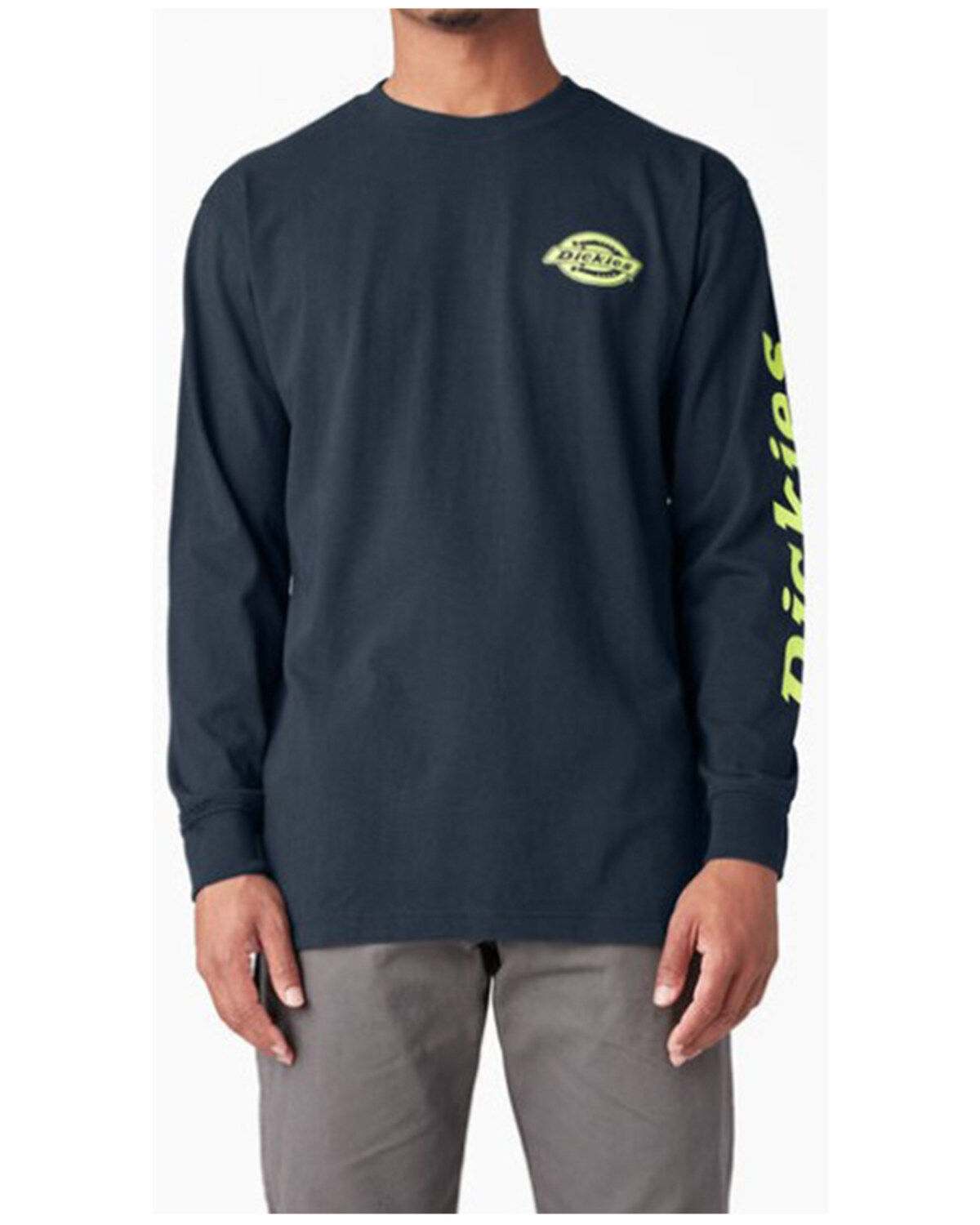 Men's Dickies Logo Long Sleeve Work Shirt
