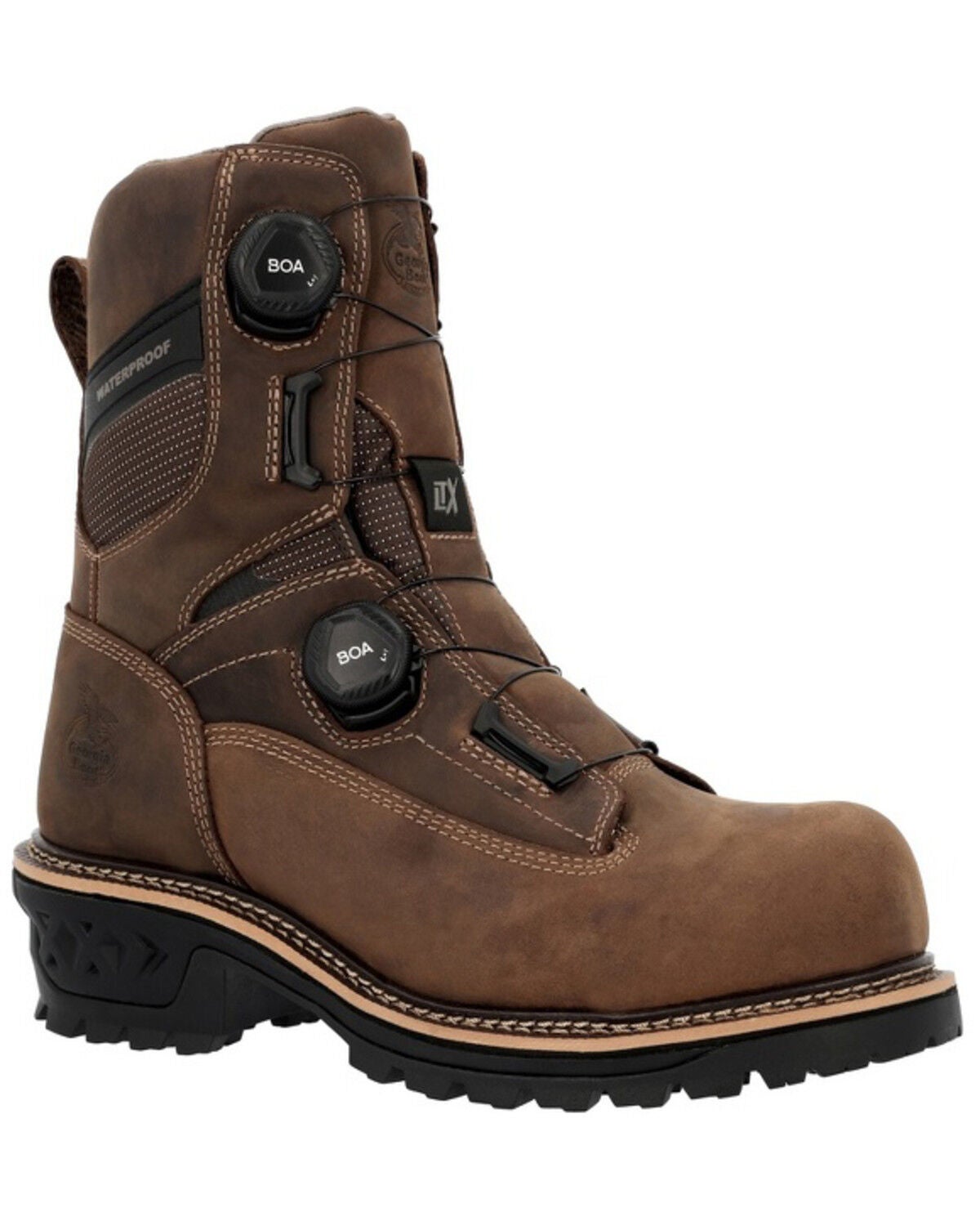 Men's Georgia 9" LTX Waterproof BOA Logger Work Boots - Composite Toe