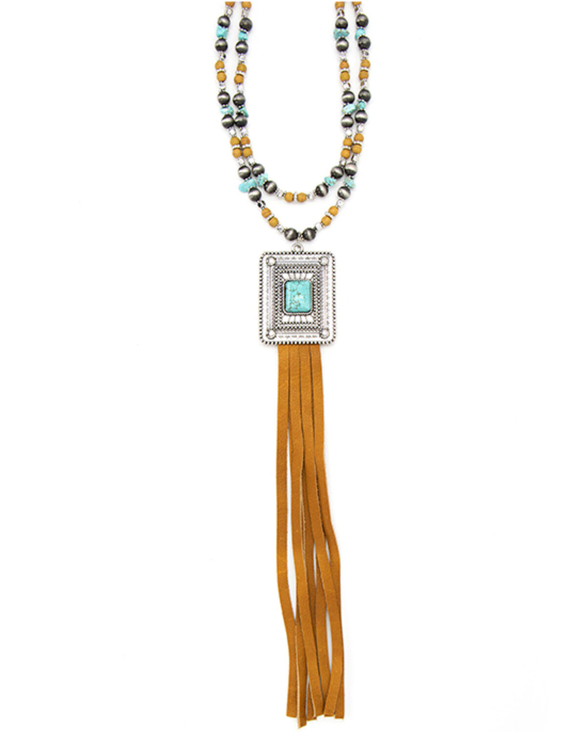 Women's Cowgirl Confetti Double-Layered Multicolored Beaded Tassel Pen