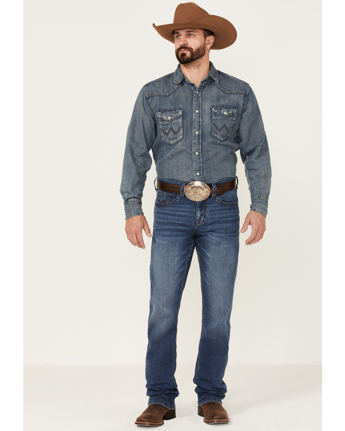 Men's Cody James Hazer Light Medium Wash Stretch Slim Straight Jeans