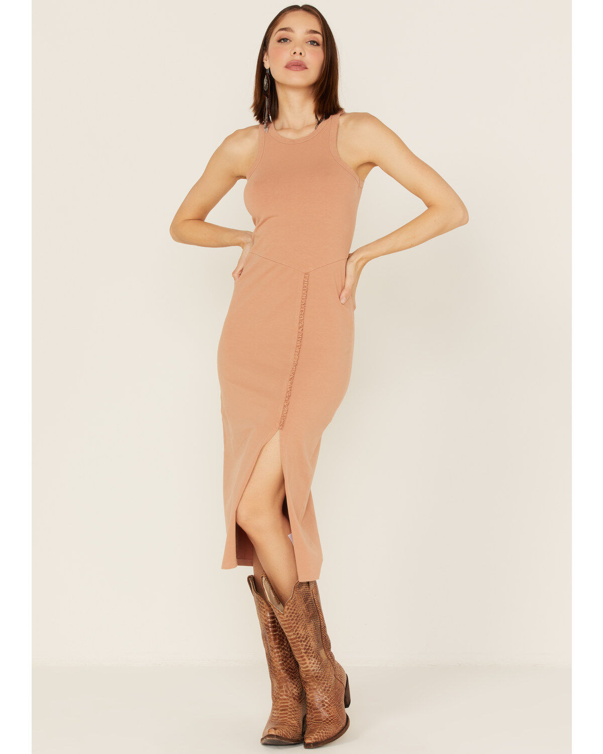 Women's Cleo + Wolf Split Side Tank Midi Dress