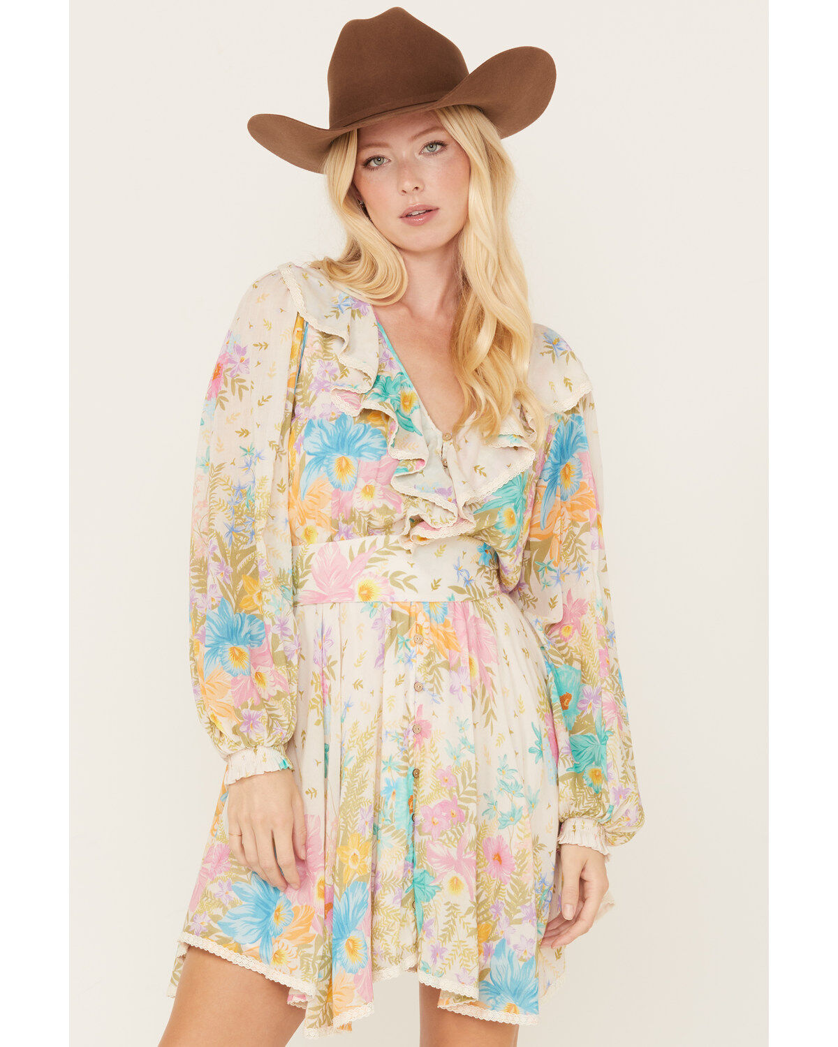 Women's Spell Lei Lei Frill Mini Dress