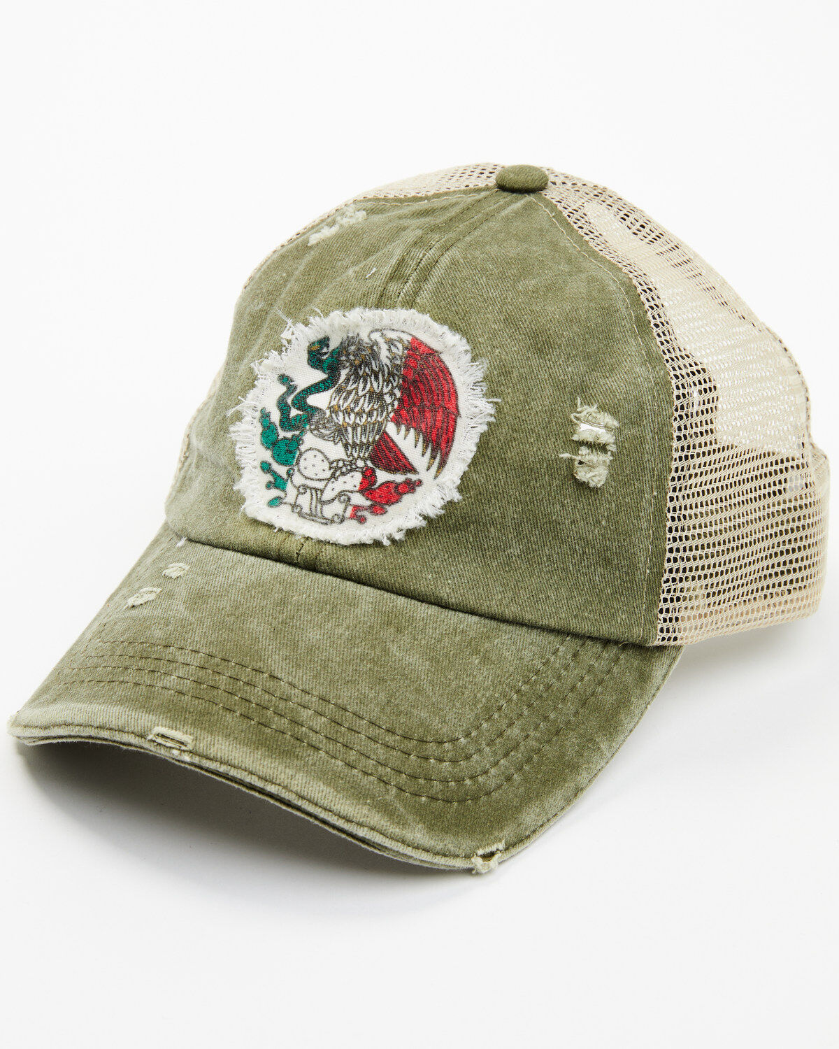 Men's Cody James Mexican Flag Eagle Ball Cap