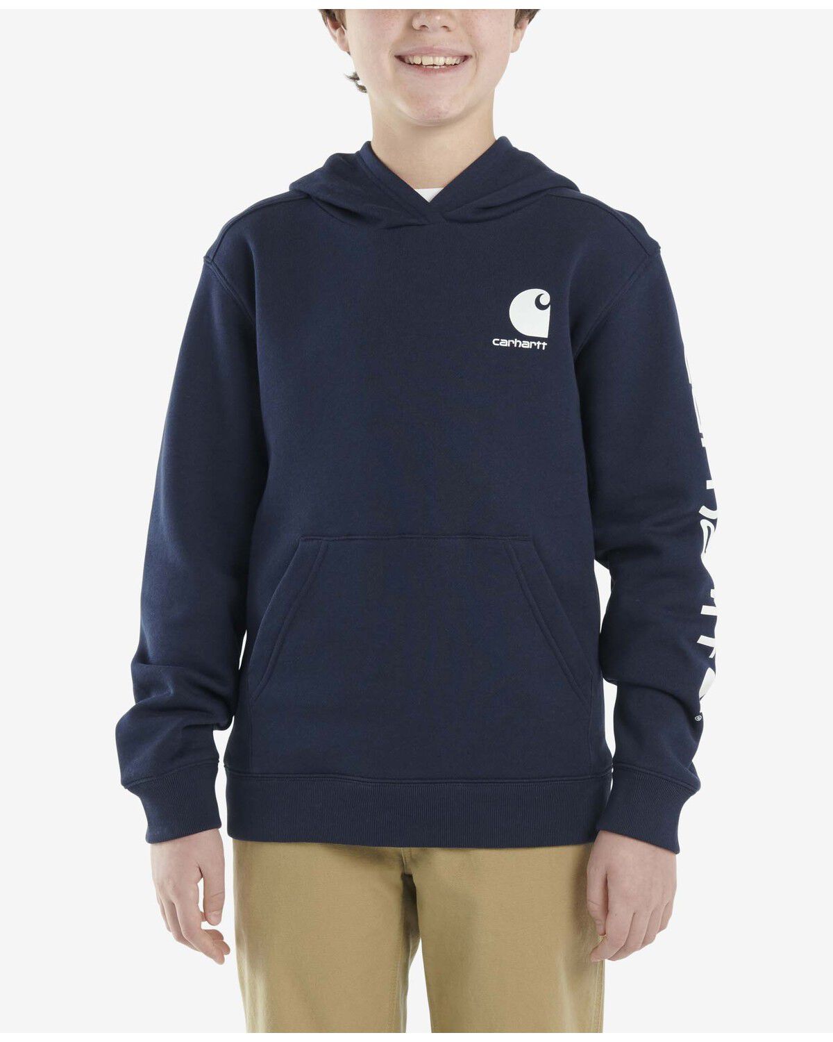 Boys' Carhartt Little Logo Hooded Sweatshirt
