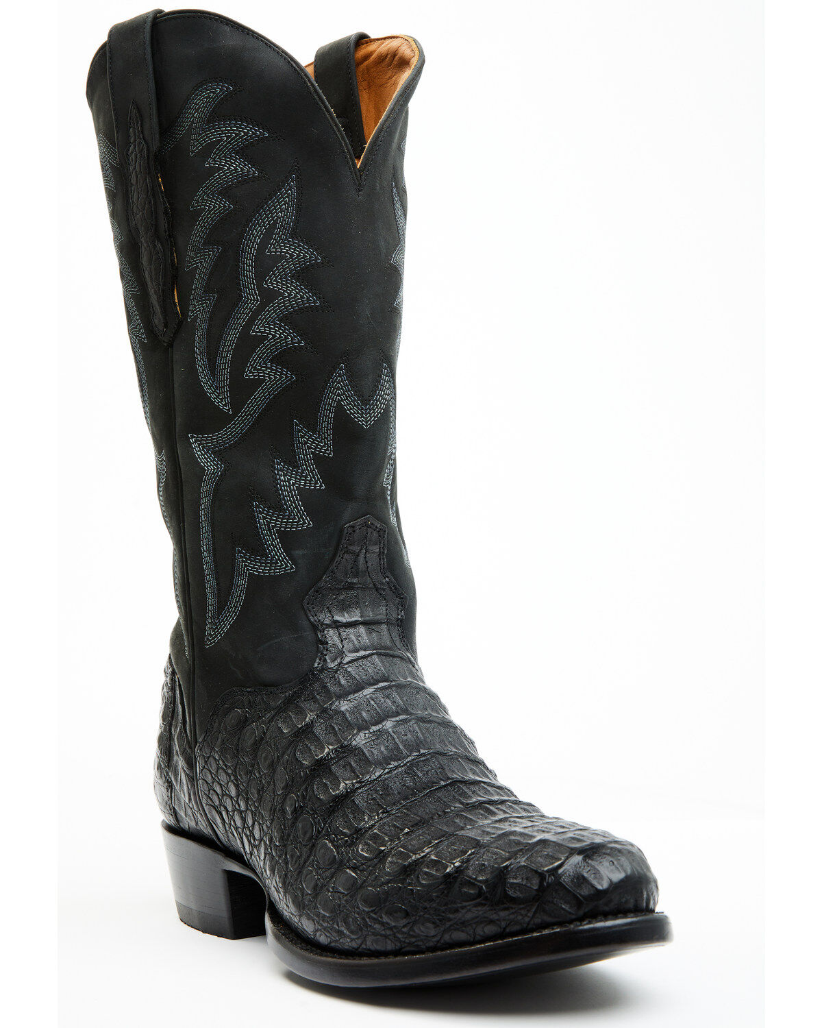 Men's El Dorado Exotic Caiman Western Boots - Round Toe