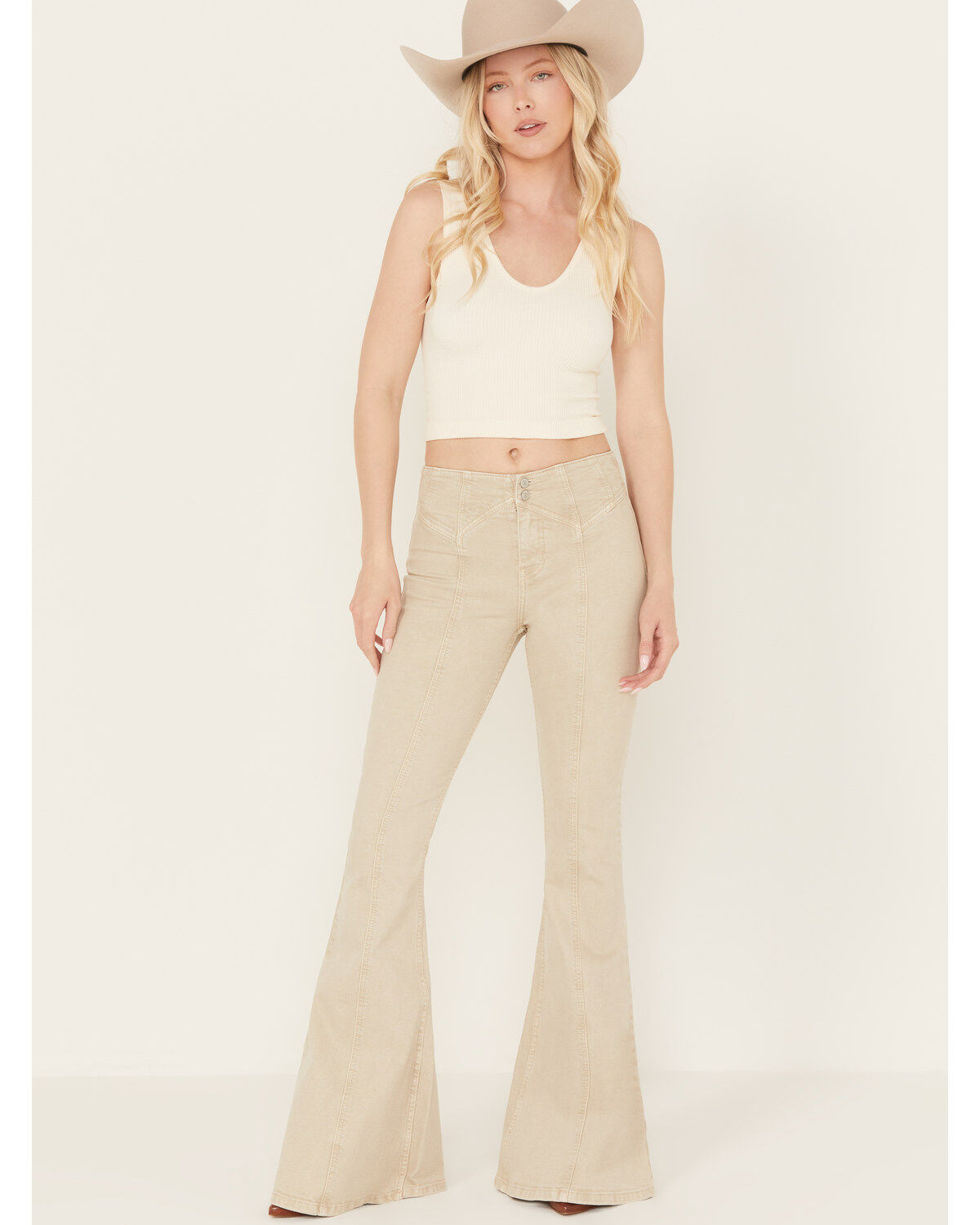 Women's Shyanne Moonstruck High Rise Pull On Super Flare Jeans