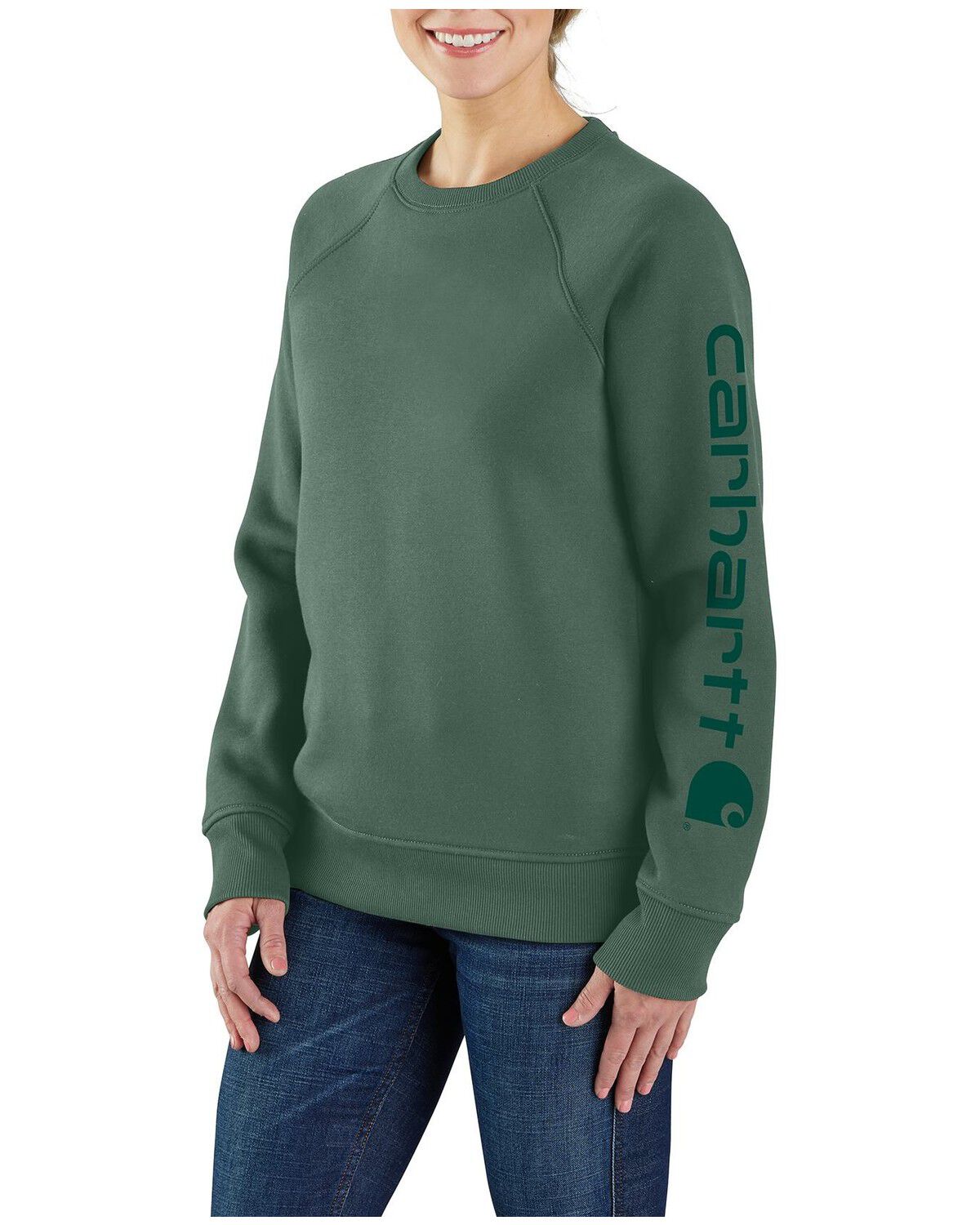 Women's Carhartt Relaxed Fit Midweight Graphic Crewneck Sweatshirt
