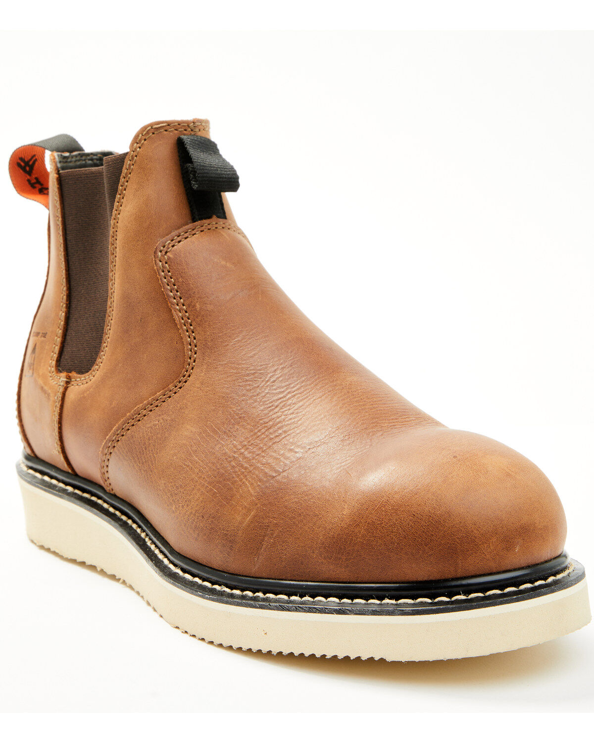 Men's Hawx Crazy Horse Wedge Chelsea Work Boots - Composite Toe