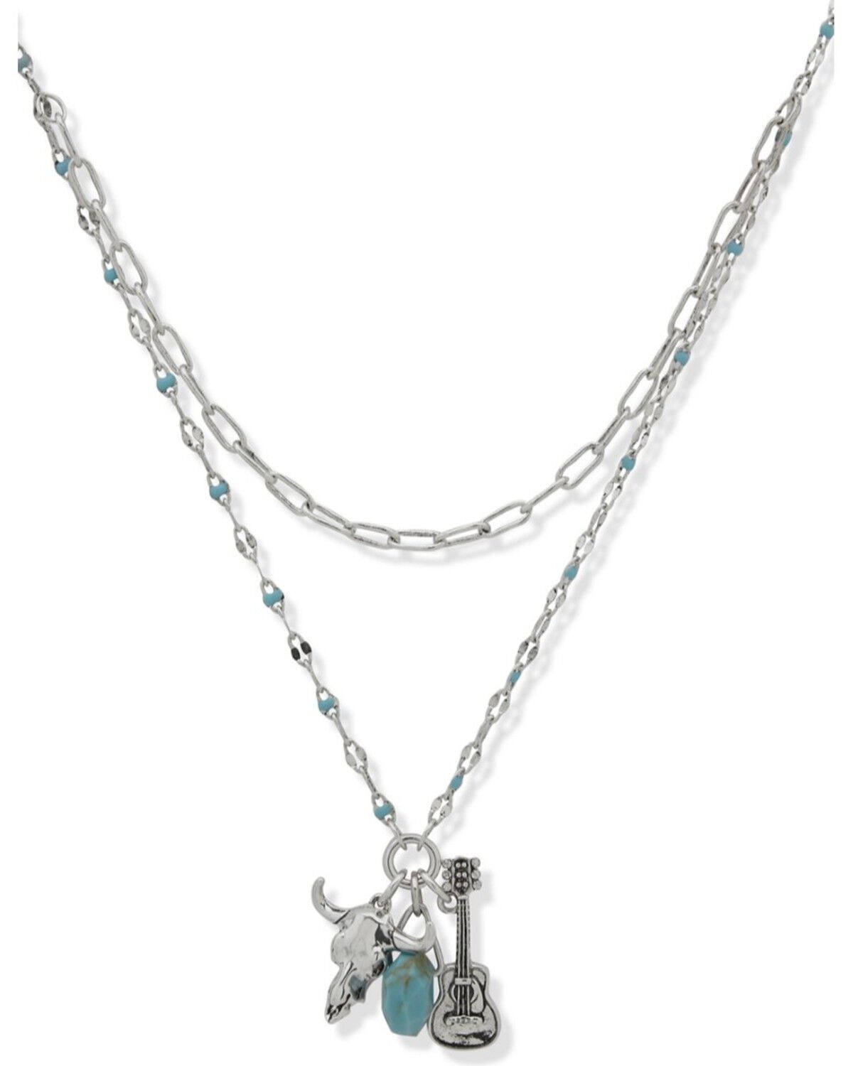 Women's Lainey Wilson Guitar Charm Layered Necklace
