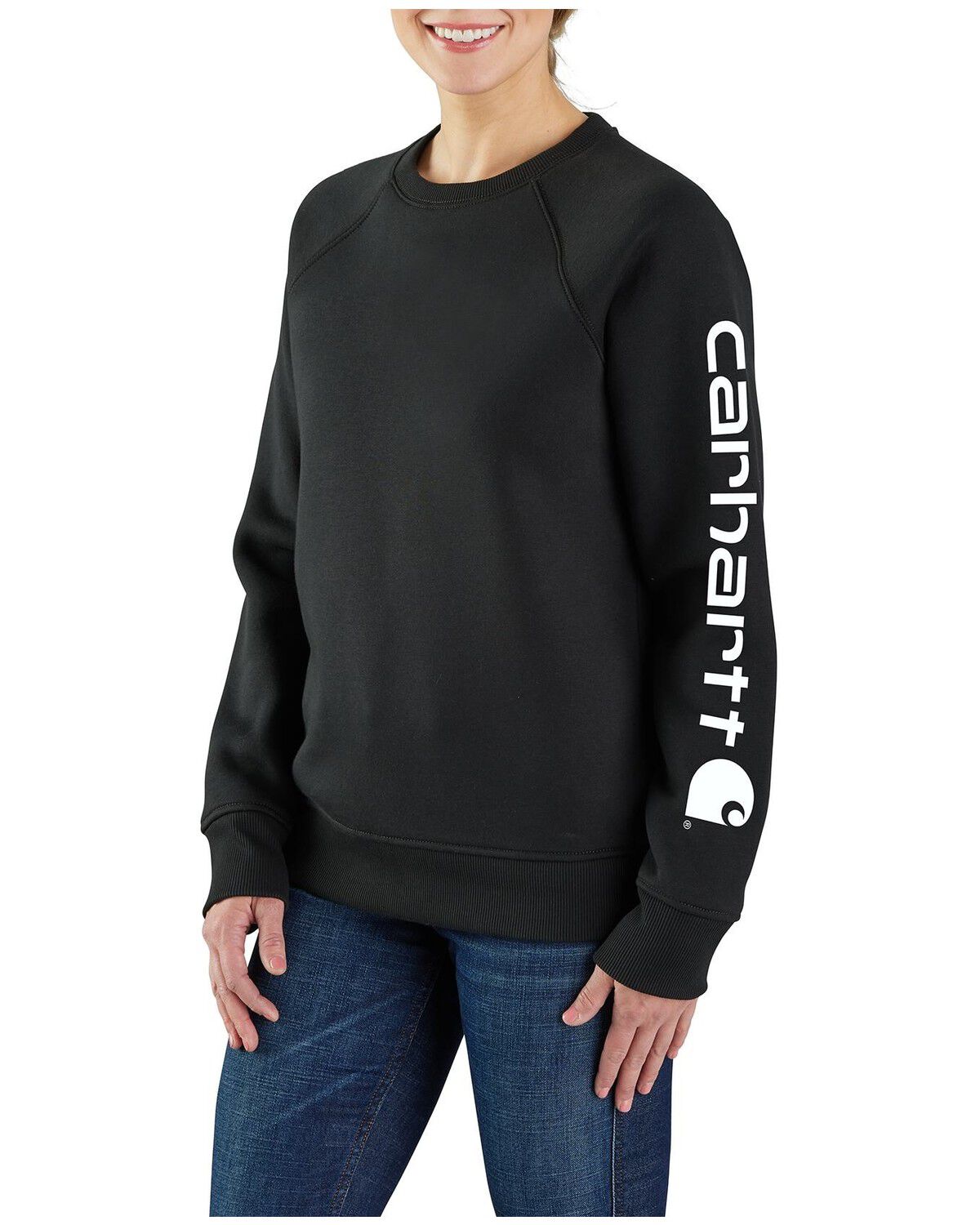 Women's Carhartt Relaxed Fit Midweight Graphic Crewneck Sweatshirt