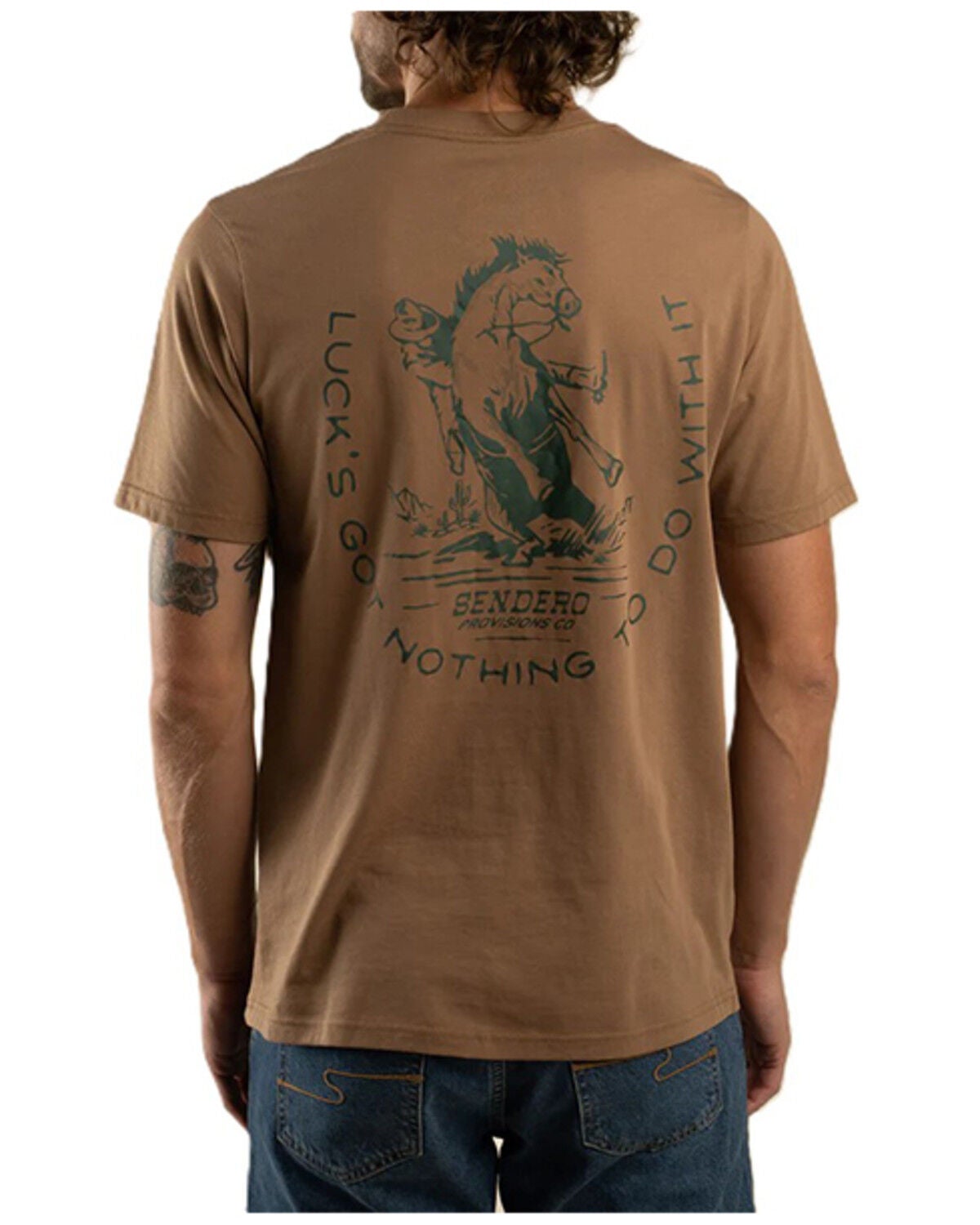 Men's Sendero Provisions No Luck Short Sleeve Graphic T-Shirt