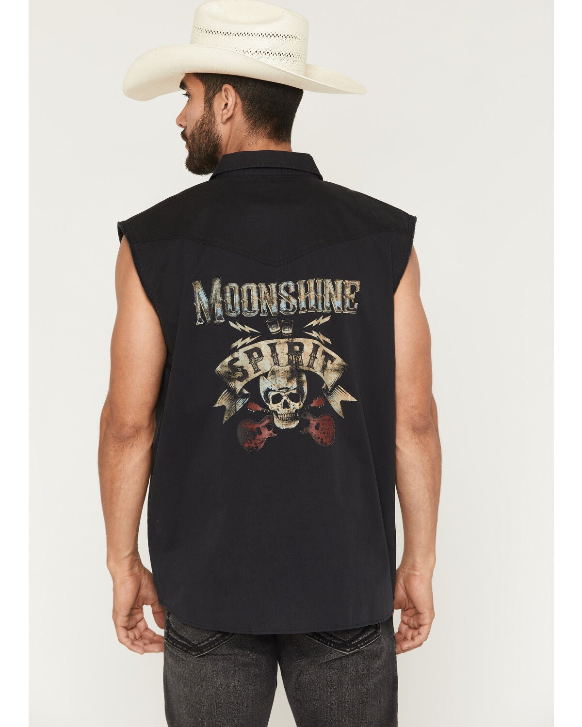 Men's Moonshine Spirit Dixon Bubba Sleeveless Western Shirt