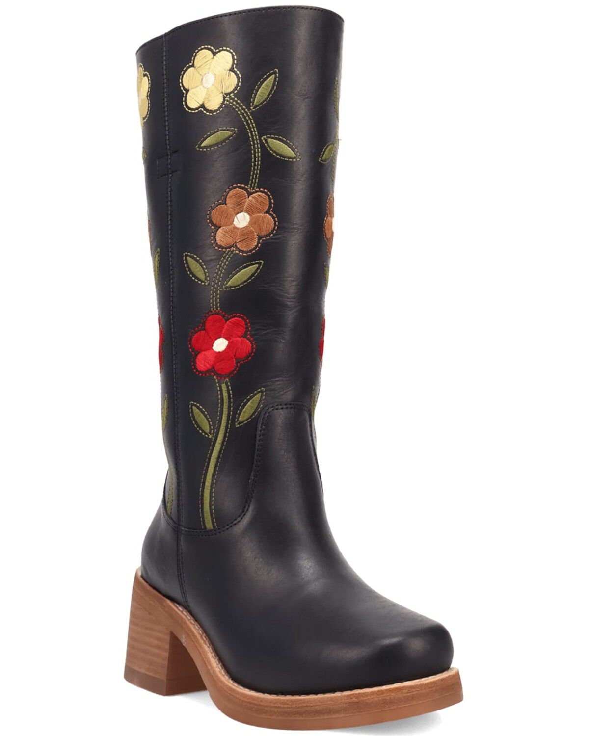 Women's Dingo Floral Bloom Fashion Boots - Round Toe