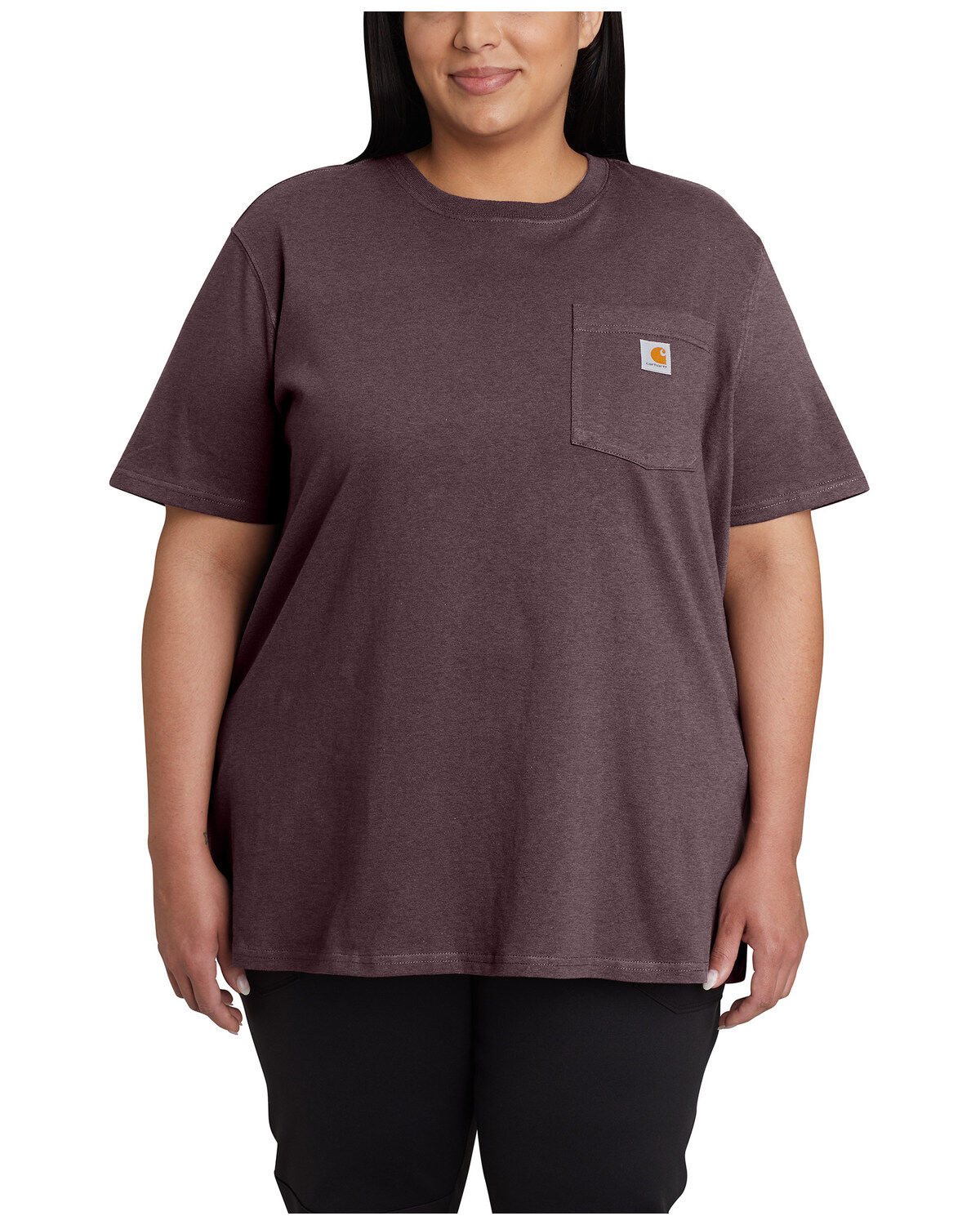 Women's Carhartt Heavyweight Pocket Short Sleeve Work Tee - Plus