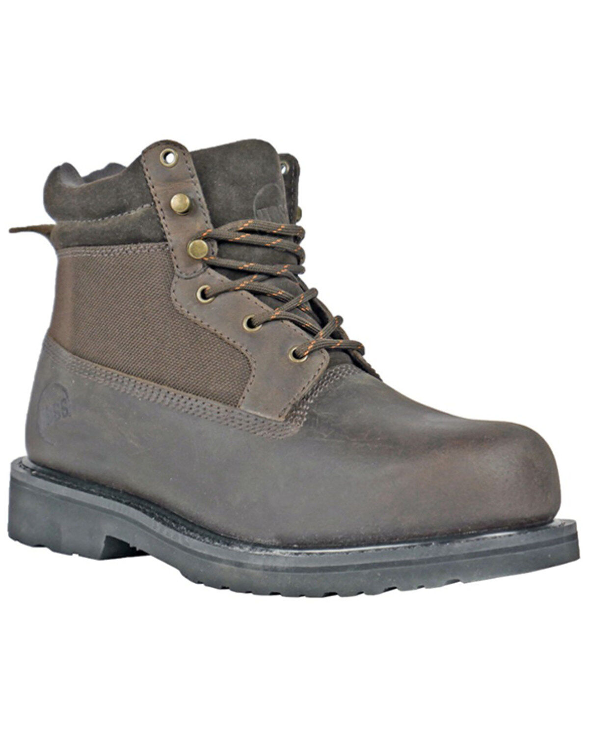 Men's Hoss Scout 6" Lace-Up Work Boots - Steel Toe