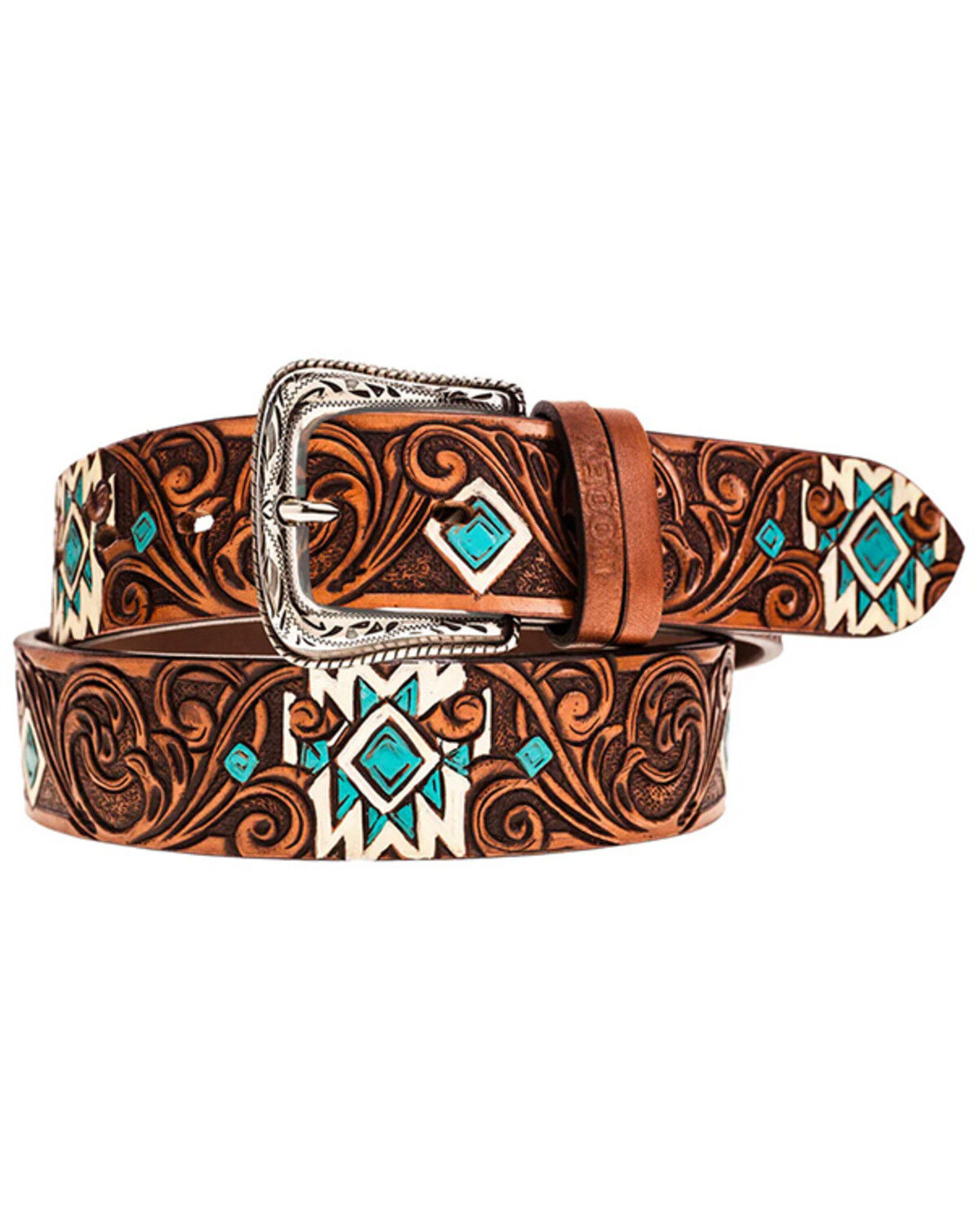 Women's Hooey Tooled Leather Belt