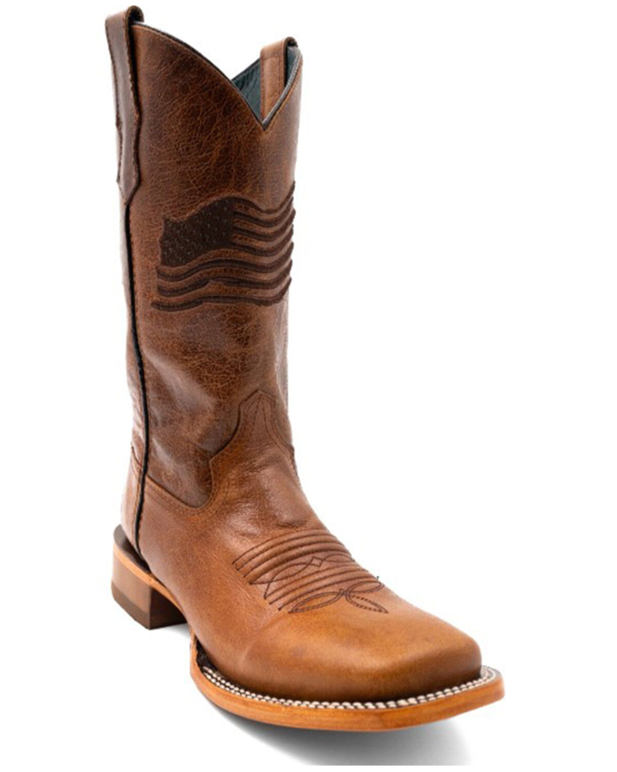 Men's Ferrini Patriot Western Boots - Broad Square Toe