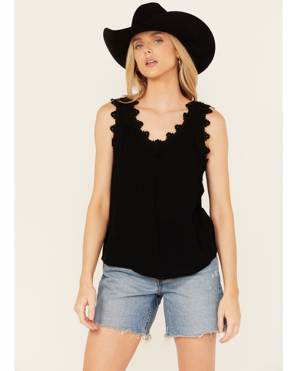 Women's Eyeshadow Lace Trim Cami