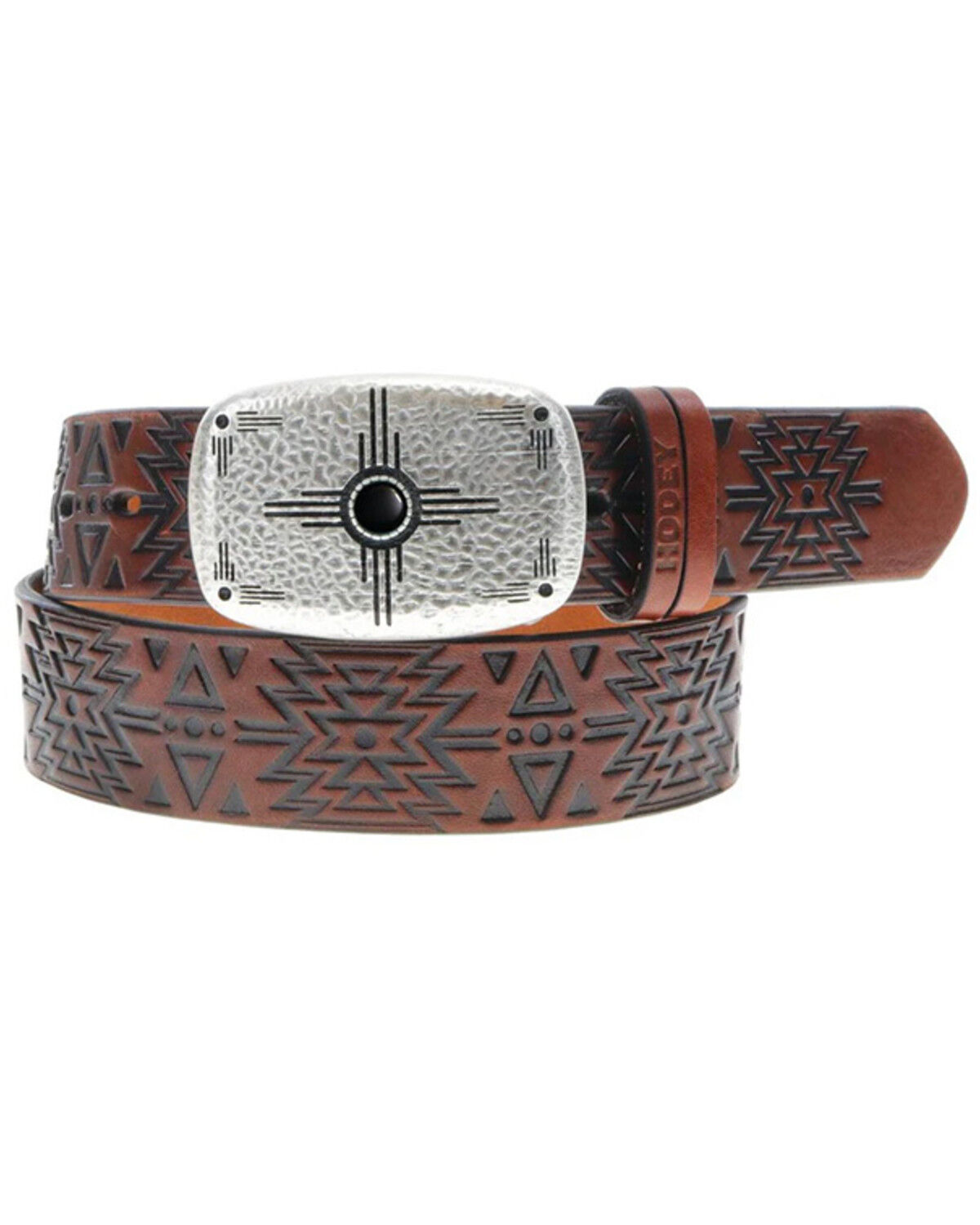 Women's Hooey Dakota Southwestern Embossed Buckle Belt