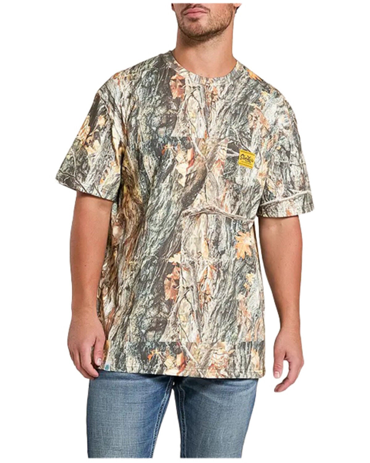 Men's Sendero Provisions Camo Print Logo Short Sleeve Pocket T-Shirt