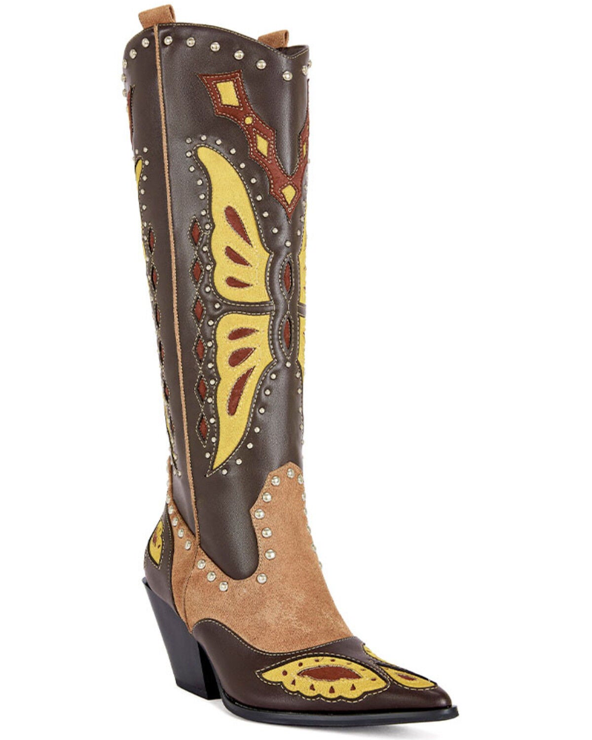 Women's Azalea Wang Flutter Tall Fashion Boots - Round Toe