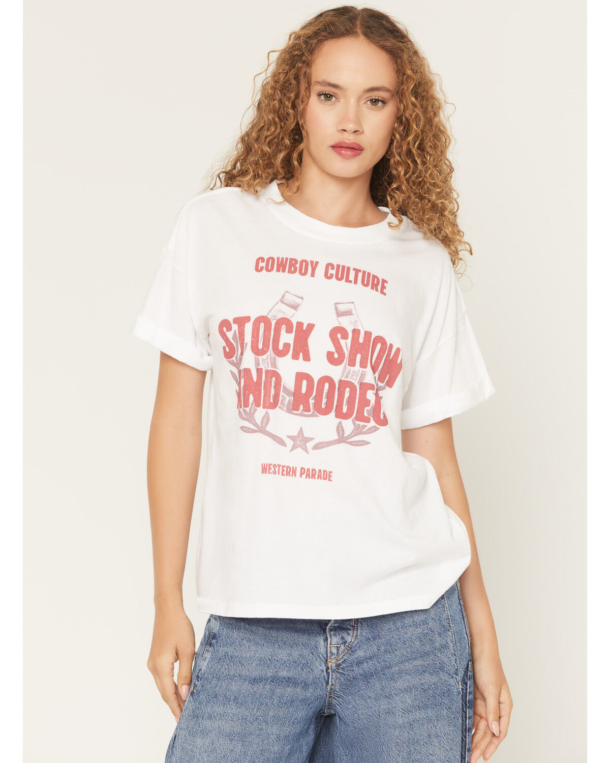 Women's Girl Dangerous Rodeo Stock Show Short Sleeve Graphic Tee