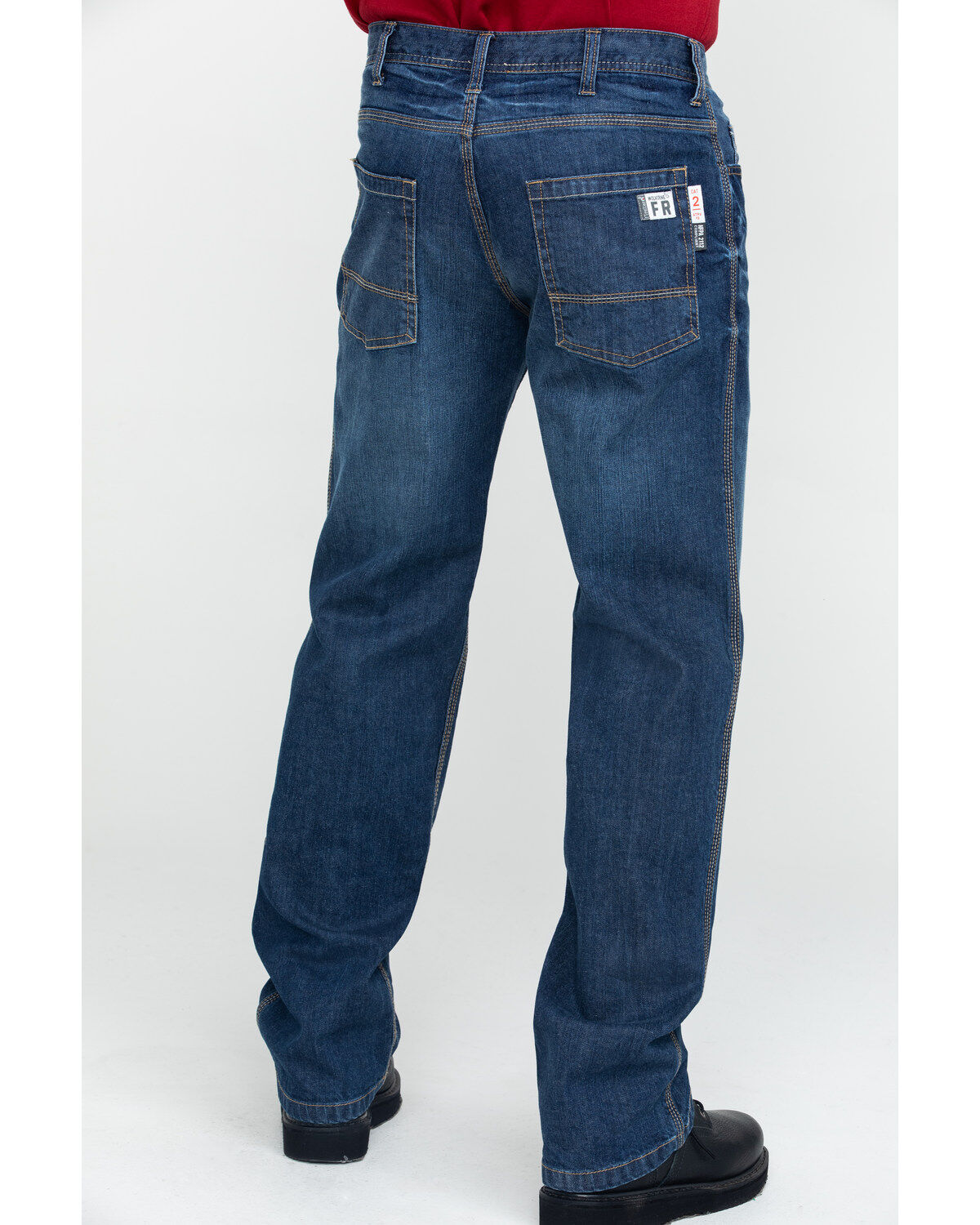 Men's Wolverine FR Dark Stretch Work Jeans