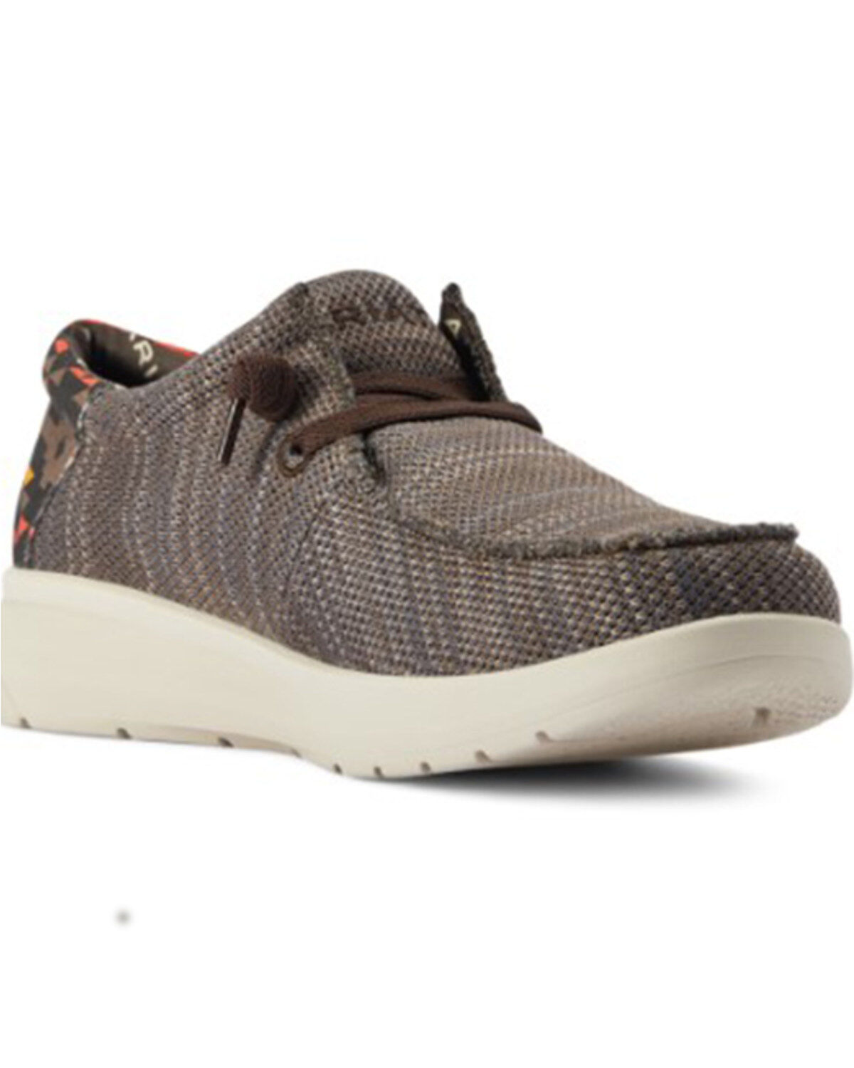 Men's Ariat Heathered Southwestern Print Casual Hilo - Moc Toe