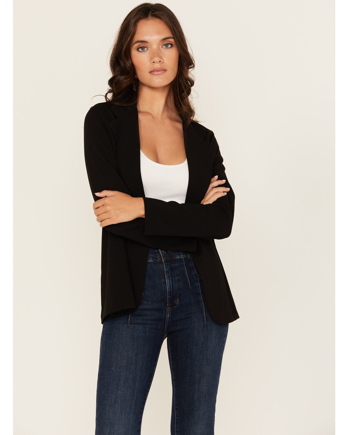 Women's Wild Moss Sport Long Sleeve Concho Button Blazer