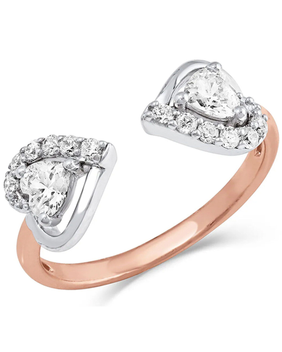 Women's Montana Silversmiths Love Points To You Open Heart Ring