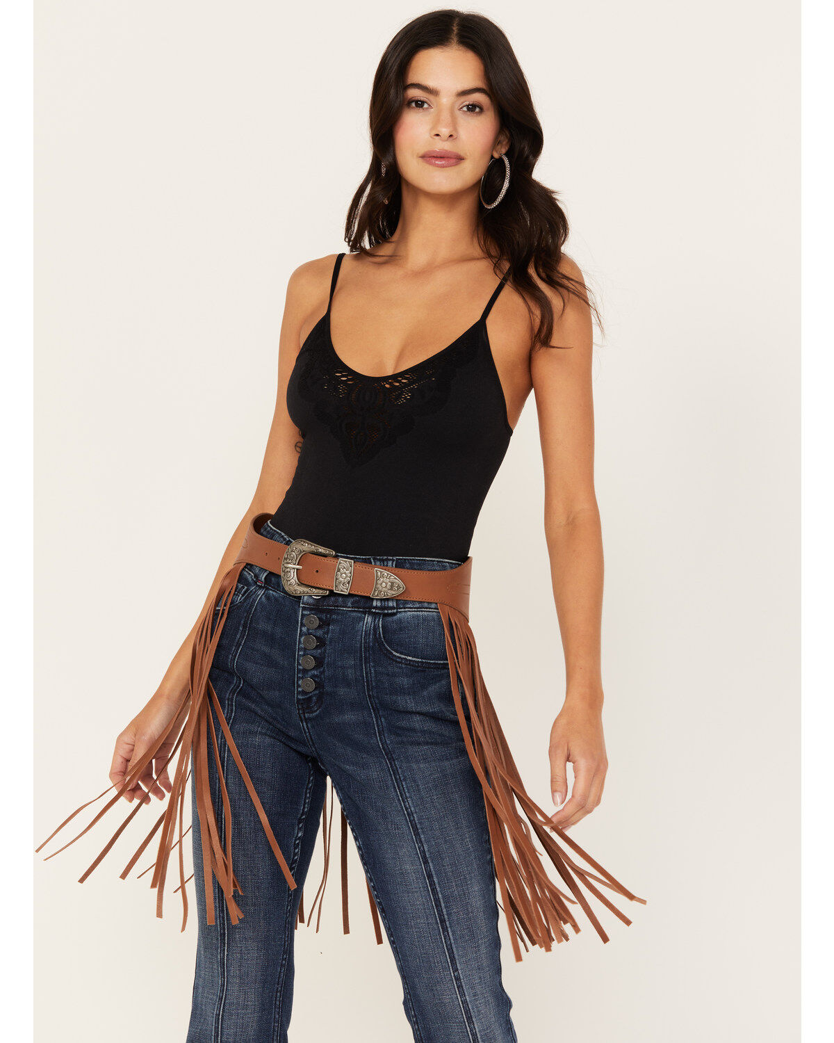 Women's Idyllwind Raleigh Fringe Western Belt