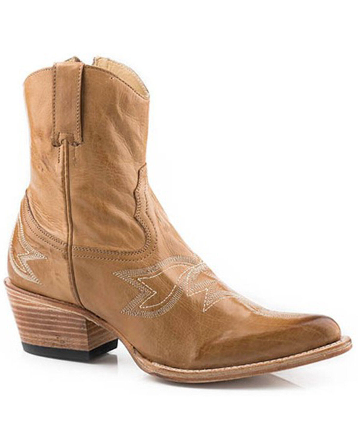 Women's Stetson Piper Western Booties - Round Toe