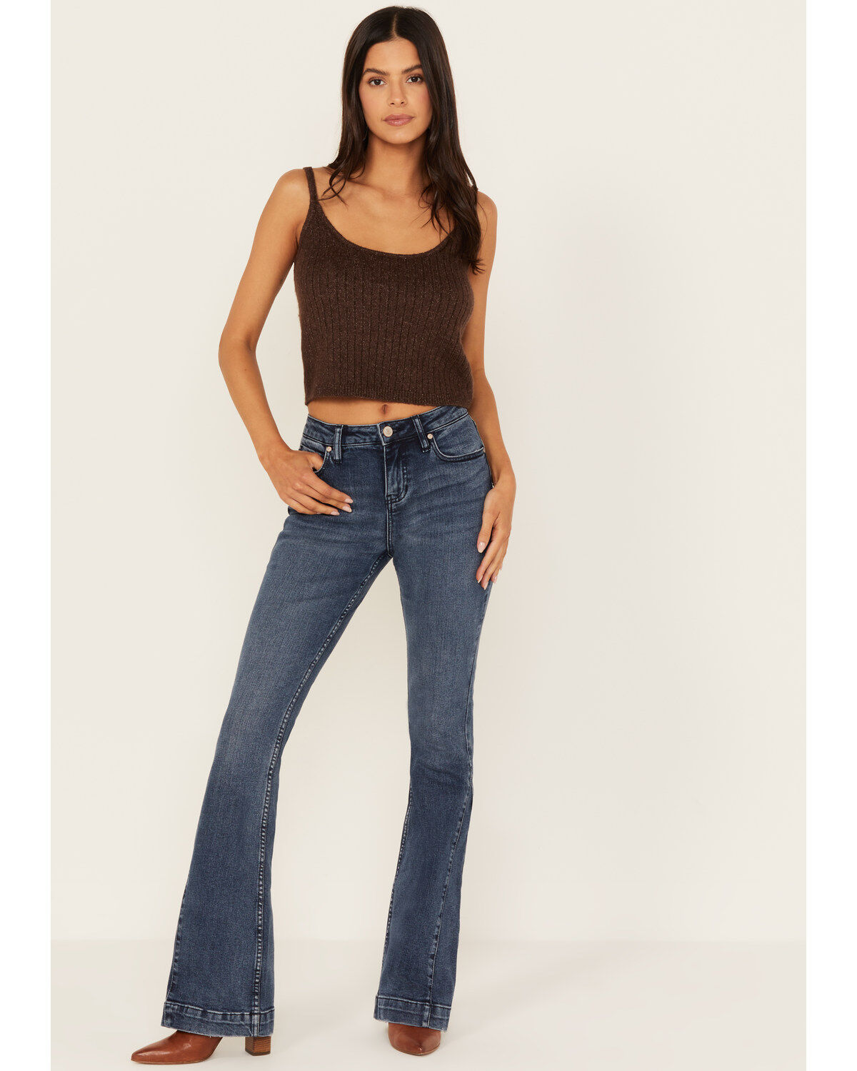 Women's Shyanne Oleander High Rise Bootcut Jeans
