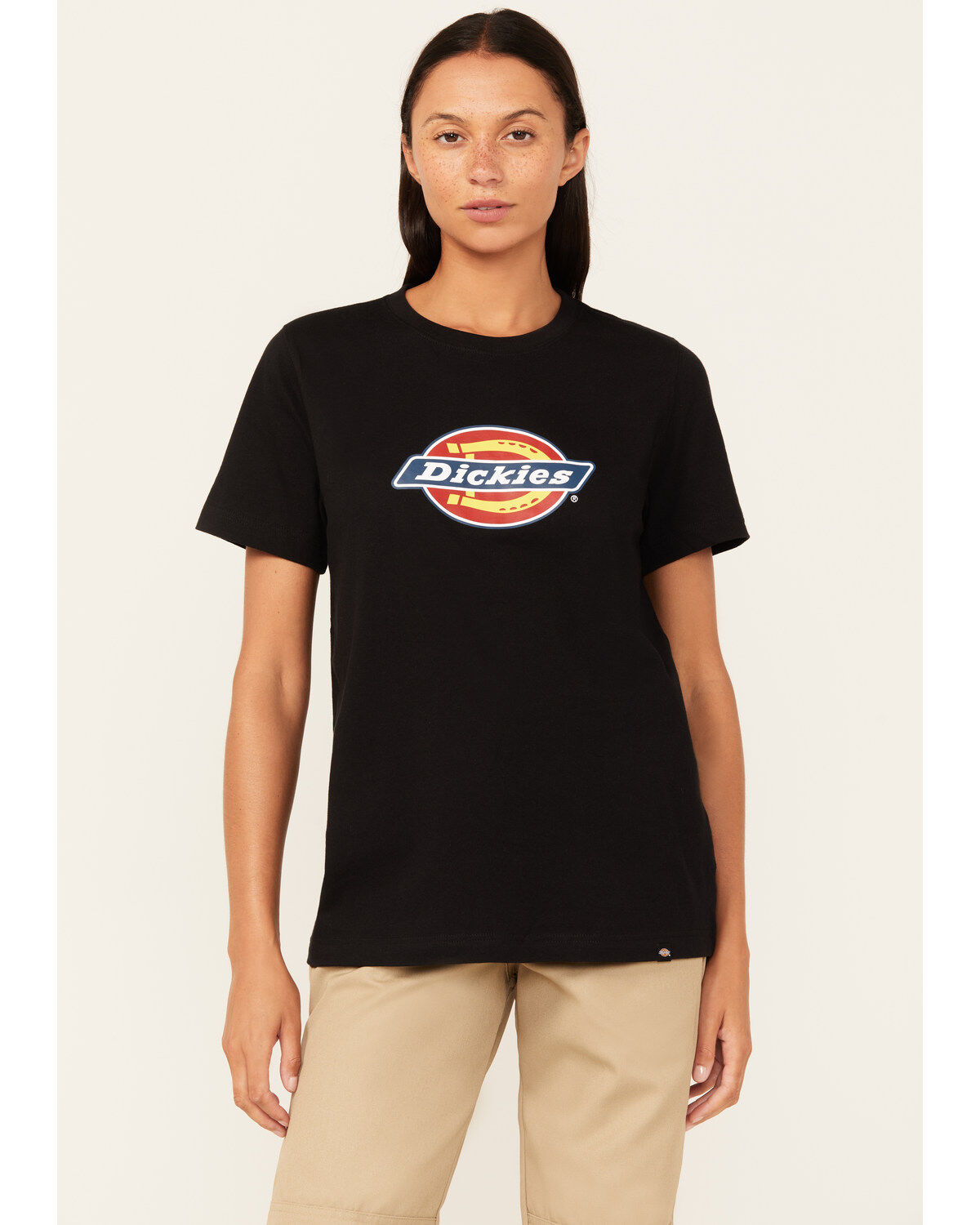 Women's Dickies Tri-Color Logo Short Sleeve Tee
