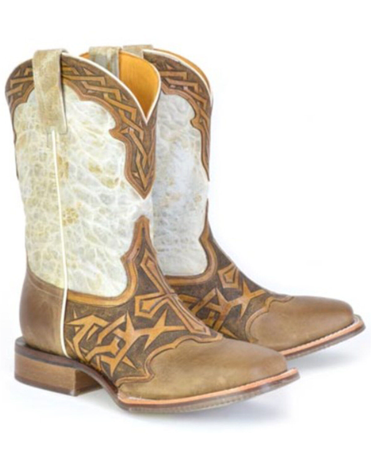 Men's Tin Haul Cross & Thorns Western Boots - Broad Square Toe