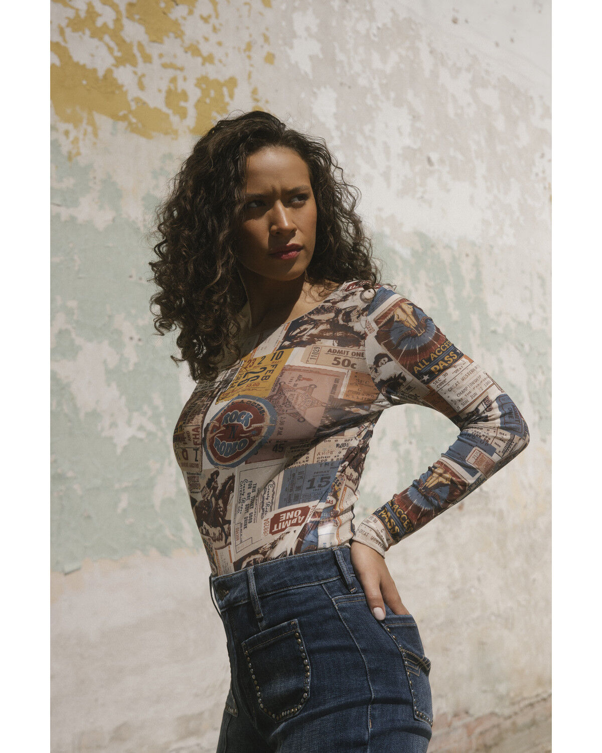 Women's Idyllwind Rodeo Ticket Long Sleeve Mesh Shirt