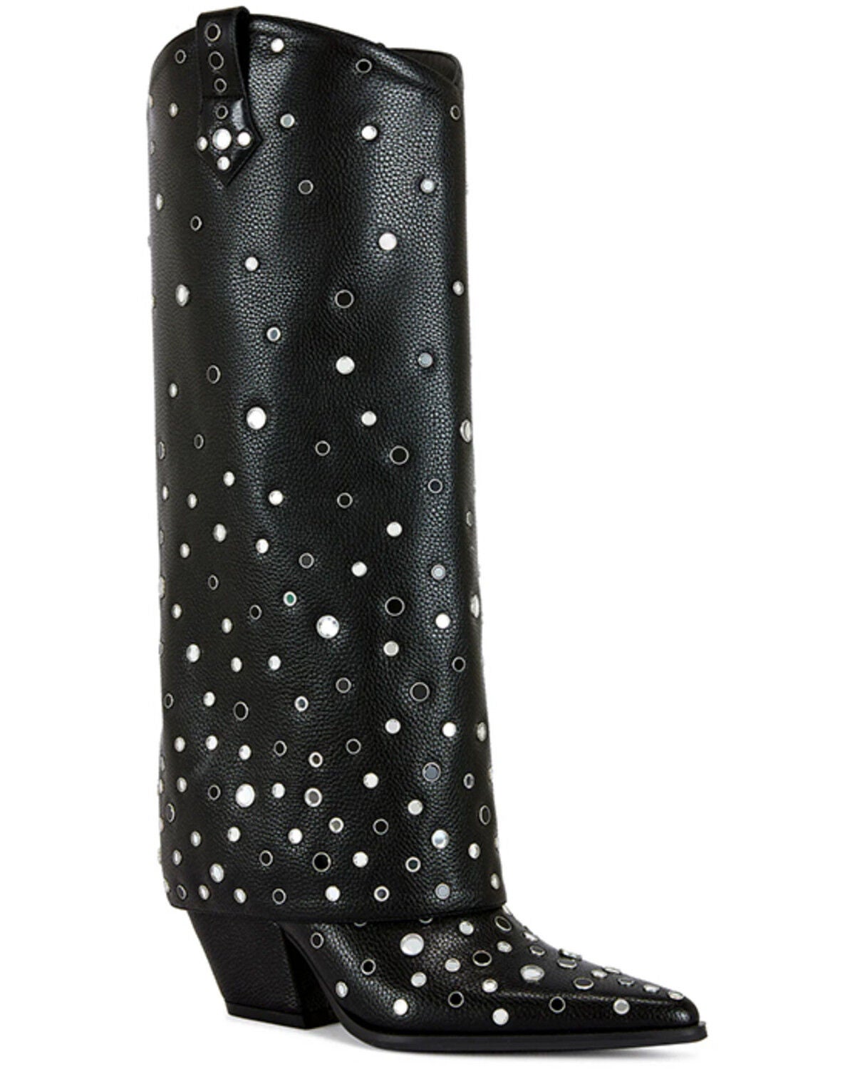 Women's Azalea Wang Madlock Embellished Tall Western Boots - Round Toe