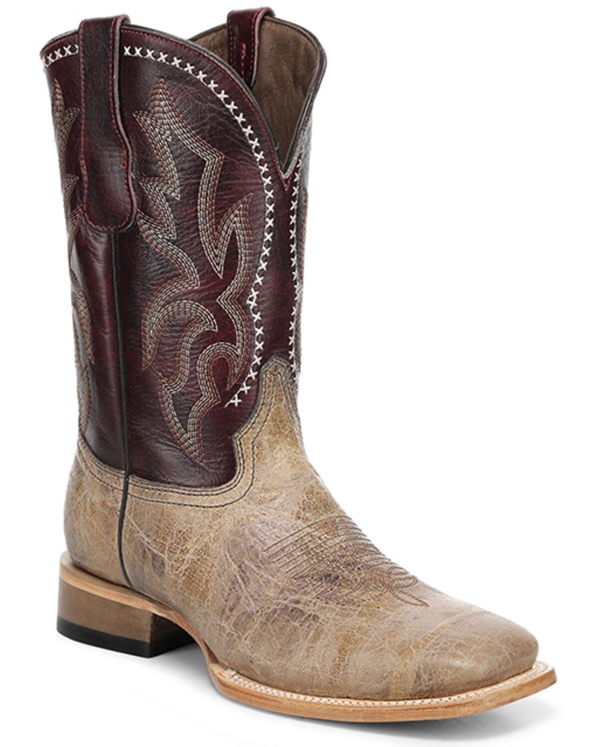 Men's Circle G Western Boots - Broad Square Toe
