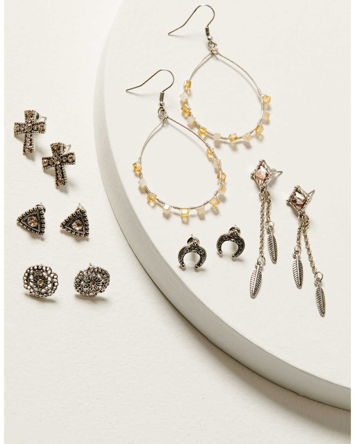 Women's Shyanne Champagne Chateau 6-Piece Earrings Set