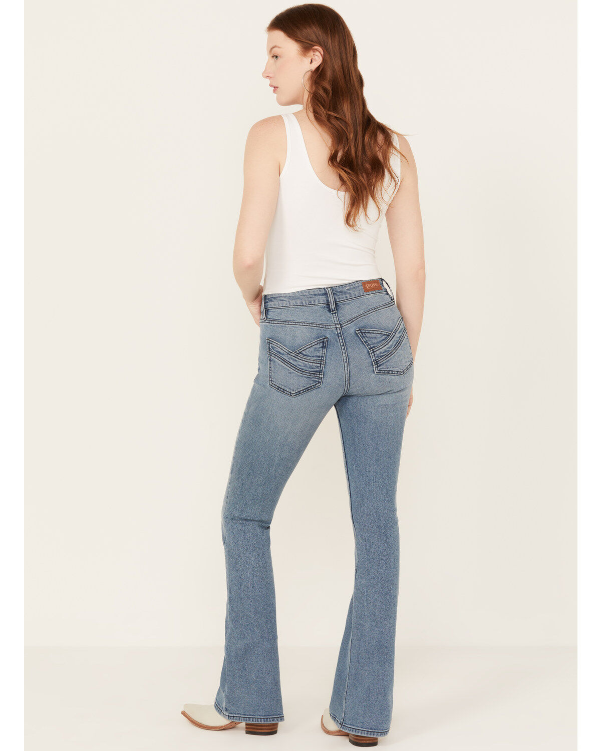 Women's Shyanne Aviza Medium Wash Mid Rise Bootcut Jeans
