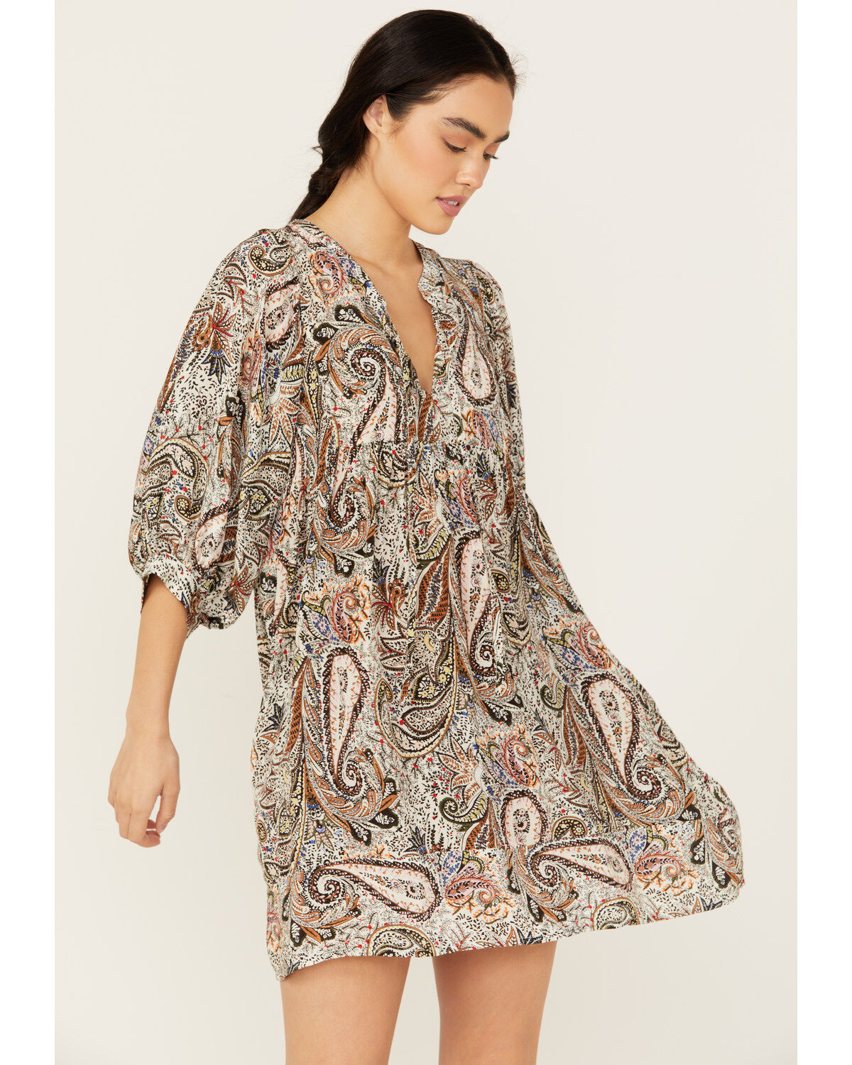 Women's Revel Paisley Print Mini Dress
