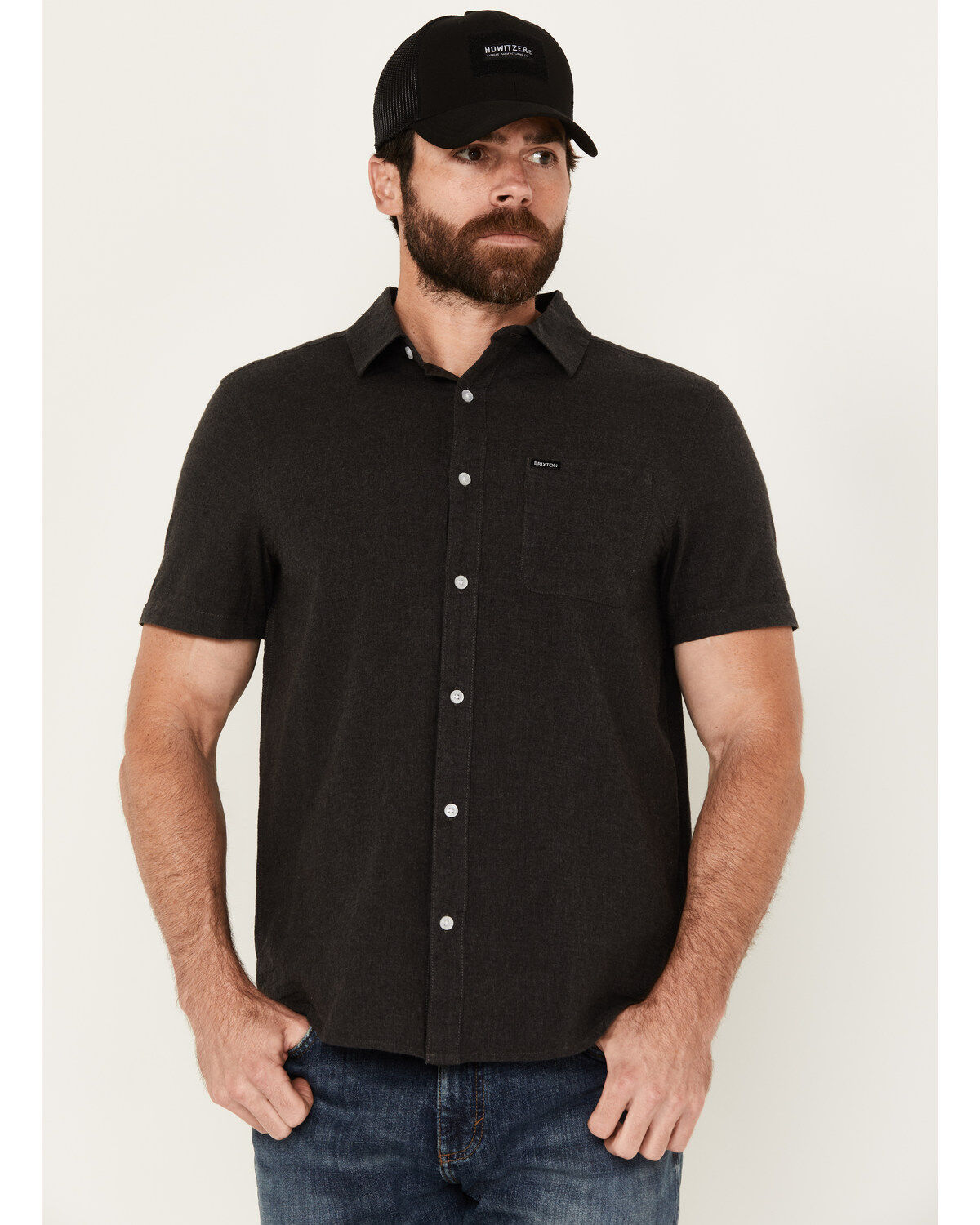 Men's Brixton Charter Short Sleeve Button-Down Shirt