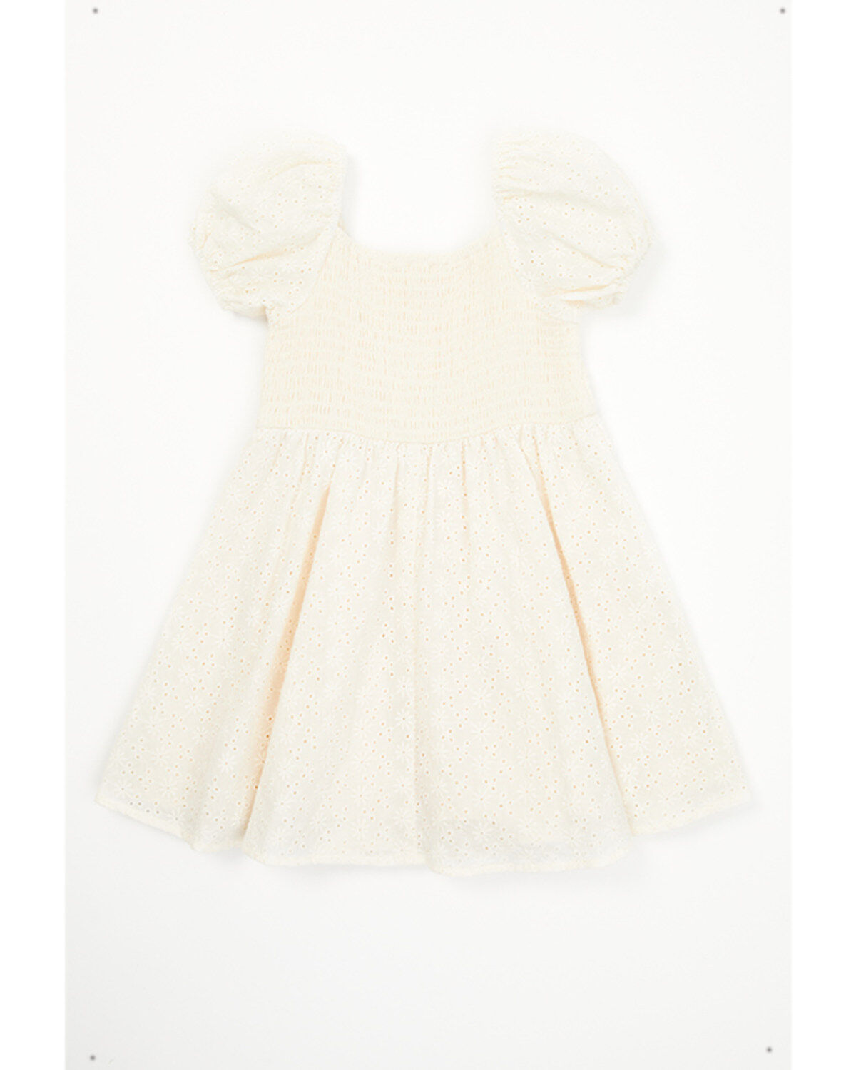 Girls' Yura Toddler Puff Eyelet Sleeve Dress