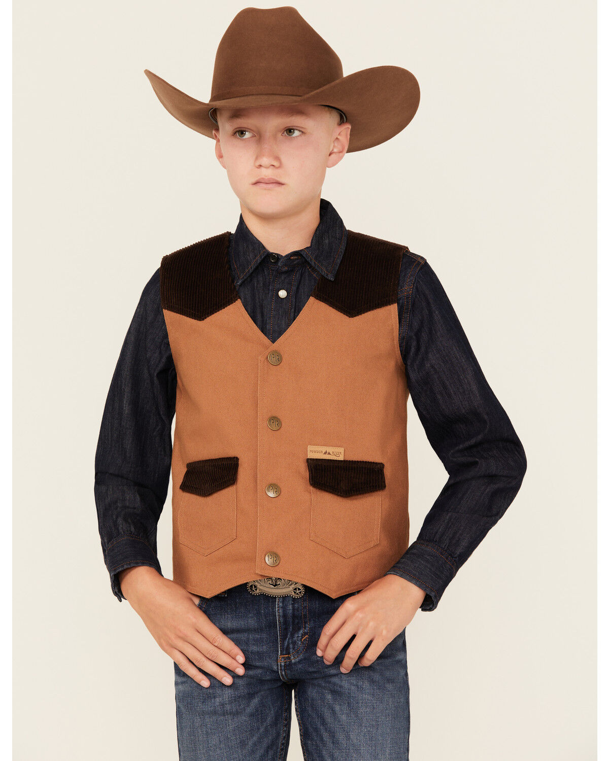 Boys' Powder River Outfitters Corduroy Vest