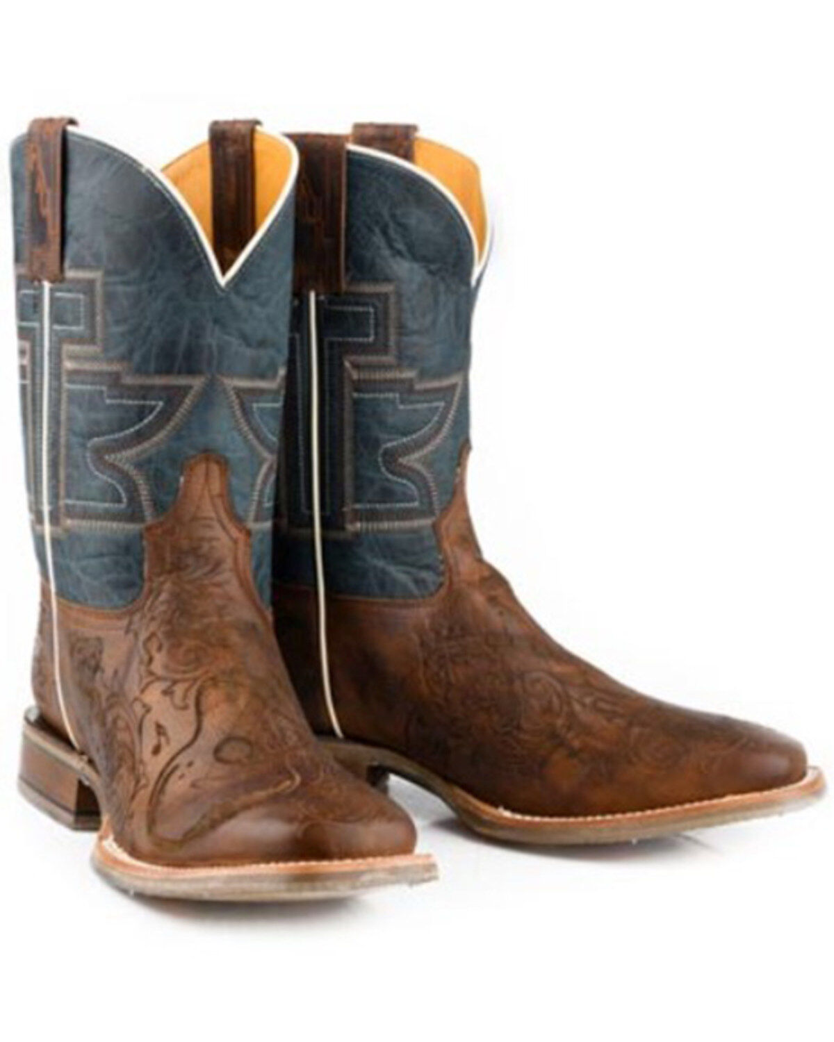 Men's Tin Haul Guitar Man Western Boots - Broad Square Toe